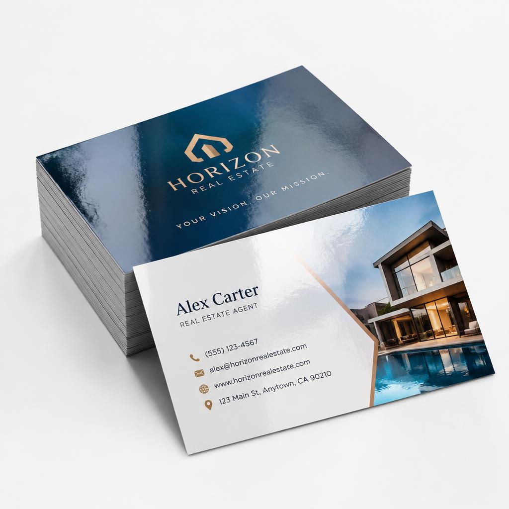 Gloss Laminated Business Cards